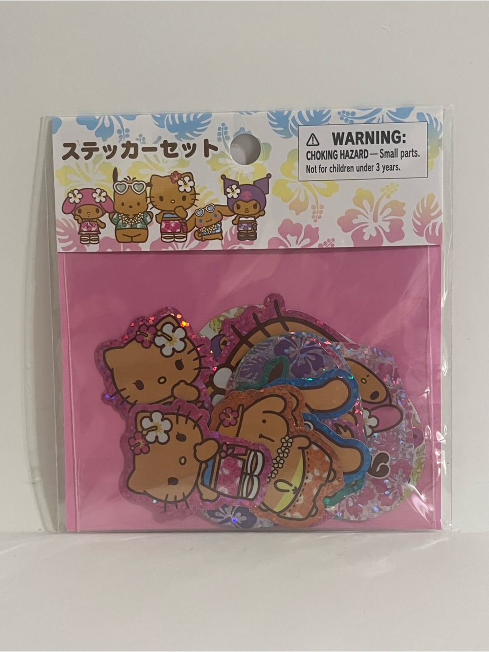 Sanrio Family Tokonatsu Vacation Suntan Sticker Flake Set